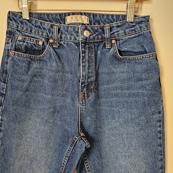 EUC WE THE FREE FREE PEOPLE HI RISE MOM JEAN SIZE 28 - Picture 7 of 15